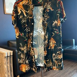 Navy Blue Tiger Shirt